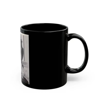Adele Jergens #191 (Vintage Female Icon) Black Coffee Mug - Go Mug Yourself