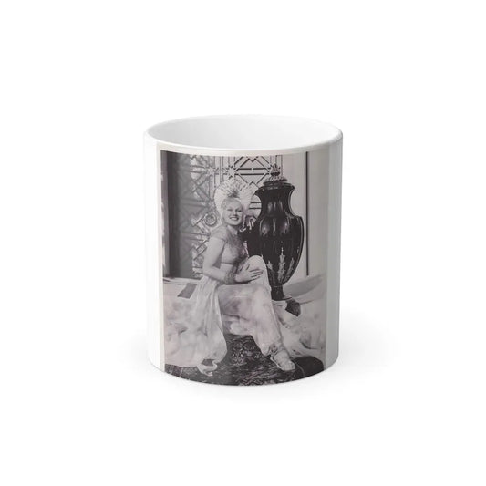 Adele Jergens #191 (Vintage Female Icon) Color Changing Coffee Mug 11oz - Go Mug Yourself