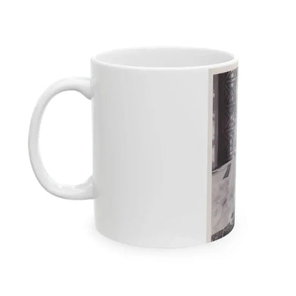 Adele Jergens #191 (Vintage Female Icon) White Coffee Mug - Go Mug Yourself