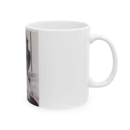 Adele Jergens #191 (Vintage Female Icon) White Coffee Mug - Go Mug Yourself