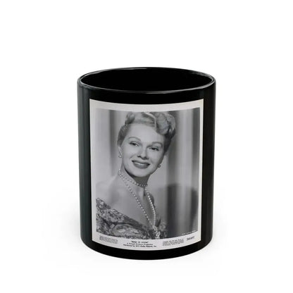 Adele Jergens #195 (Vintage Female Icon) Black Coffee Mug 11oz - Go Mug Yourself