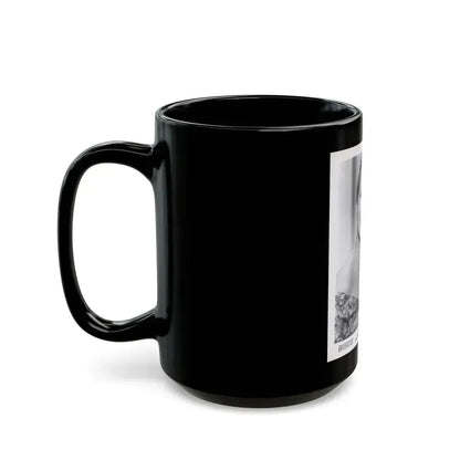 Adele Jergens #195 (Vintage Female Icon) Black Coffee Mug - Go Mug Yourself