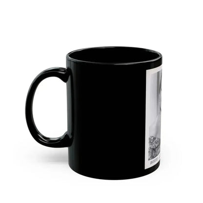 Adele Jergens #195 (Vintage Female Icon) Black Coffee Mug - Go Mug Yourself