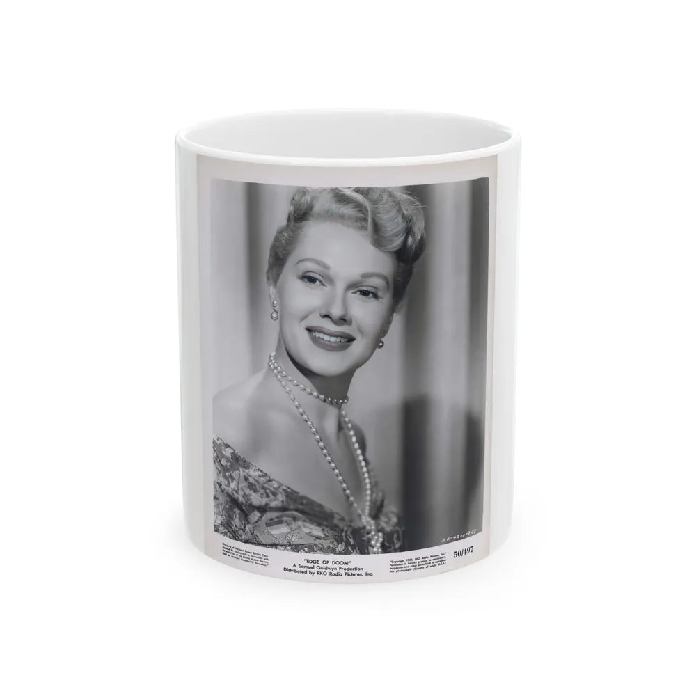 Adele Jergens #195 (Vintage Female Icon) White Coffee Mug-11oz-Go Mug Yourself