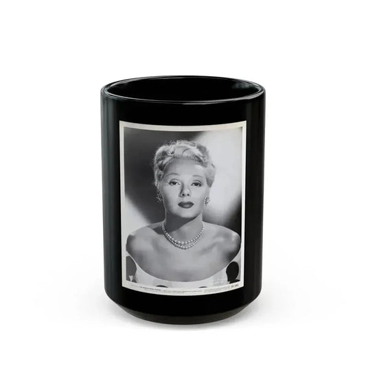 Adele Jergens #197 - 8x10 Vintage B&W Glamour Promo Portait for ''The Woman From Tangier'' '48 (Vintage Female Icon) Black Coffee Mug 15oz - Go Mug Yourself