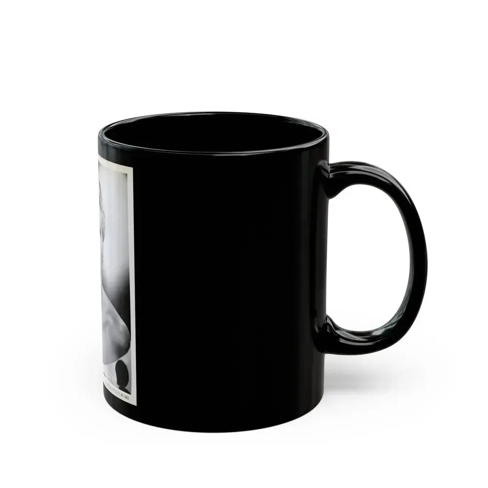 Adele Jergens #197 - 8x10 Vintage B&W Glamour Promo Portait for ''The Woman From Tangier'' '48 (Vintage Female Icon) Black Coffee Mug - Go Mug Yourself