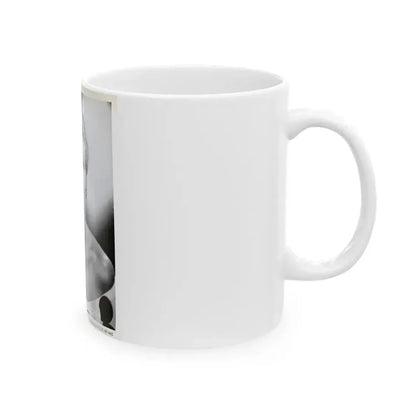 Adele Jergens #197 - 8x10 Vintage B&W Glamour Promo Portait for ''The Woman From Tangier'' '48 (Vintage Female Icon) White Coffee Mug - Go Mug Yourself