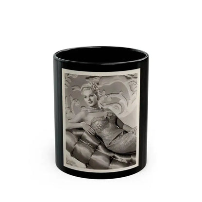 Adele Jergens #199 (Vintage Female Icon) Black Coffee Mug 11oz - Go Mug Yourself