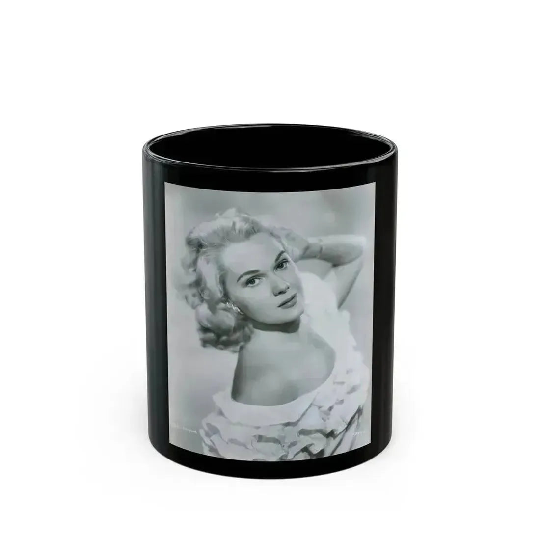 Adele Jergens #203 (Vintage Female Icon) Black Coffee Mug 11oz - Go Mug Yourself