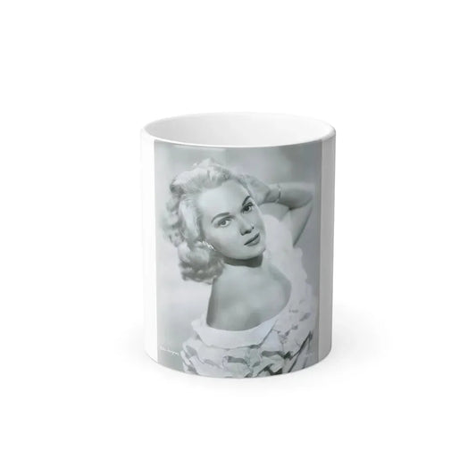 Adele Jergens #203 (Vintage Female Icon) Color Changing Coffee Mug 11oz - Go Mug Yourself