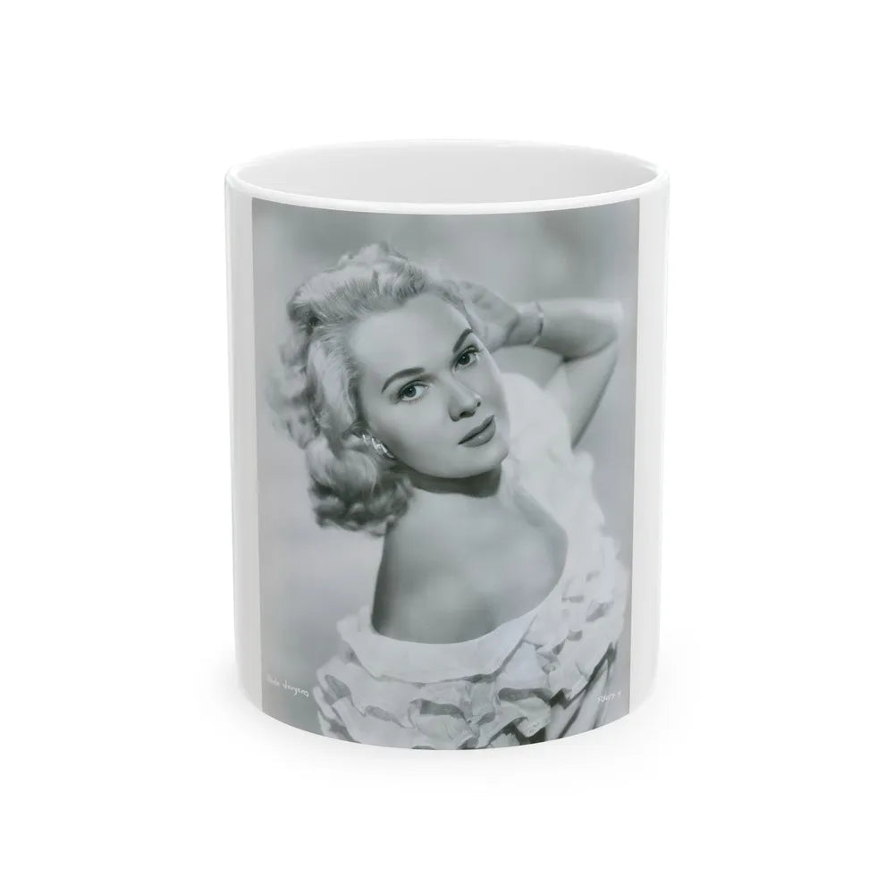 Adele Jergens #203 (Vintage Female Icon) White Coffee Mug-11oz-Go Mug Yourself