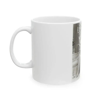 Adele Jergens #205 (Vintage Female Icon) White Coffee Mug - Go Mug Yourself