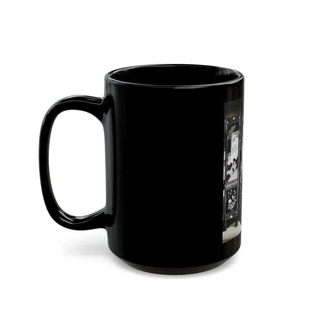 Adele Jergens #206 (Vintage Female Icon) Black Coffee Mug-Go Mug Yourself