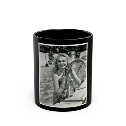 Adele Jergens #211 (Vintage Female Icon) Black Coffee Mug 11oz - Go Mug Yourself