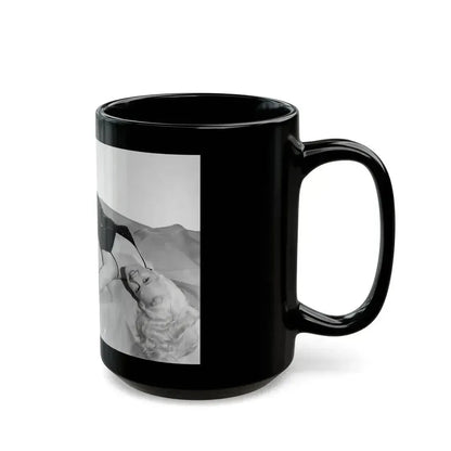 Adele Jergens #214 (Vintage Female Icon) Black Coffee Mug - Go Mug Yourself