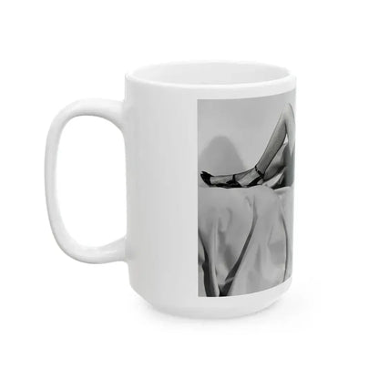 Adele Jergens #214 (Vintage Female Icon) White Coffee Mug - Go Mug Yourself