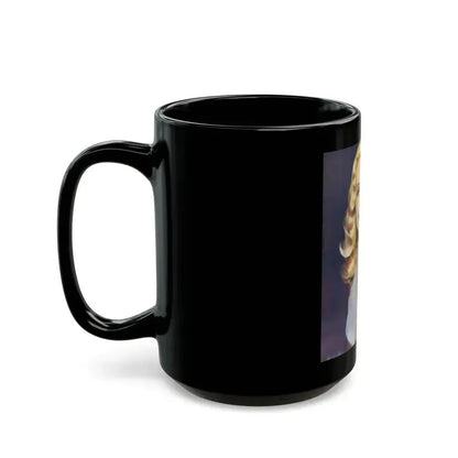 Adele Jergens #218 (Vintage Female Icon) Black Coffee Mug - Go Mug Yourself