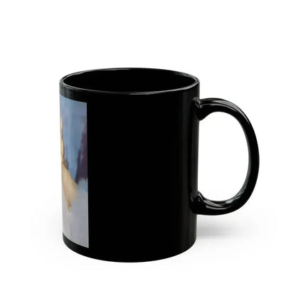 Adele Jergens #218 (Vintage Female Icon) Black Coffee Mug - Go Mug Yourself