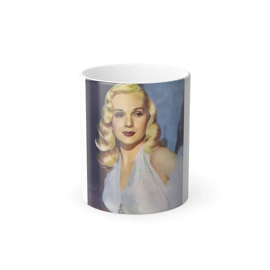 Adele Jergens #218 (Vintage Female Icon) Color Changing Coffee Mug 11oz - Go Mug Yourself