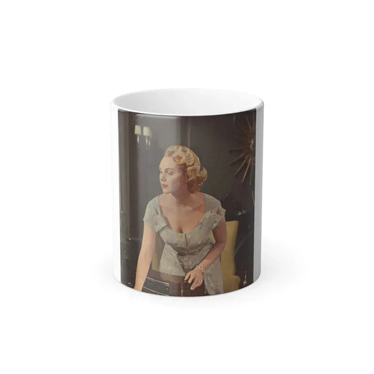 Adele Jergens #224 - Promo Photo Lobby Card from ''The Cobweb'' '55 Film (Vintage Female Icon) Color Changing Coffee Mug 11oz - Go Mug Yourself