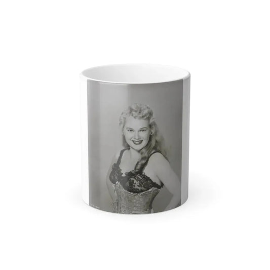 Adele Jergens #225 (Vintage Female Icon) Color Changing Coffee Mug 11oz - Go Mug Yourself