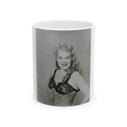 Adele Jergens #225 (Vintage Female Icon) White Coffee Mug-11oz-Go Mug Yourself