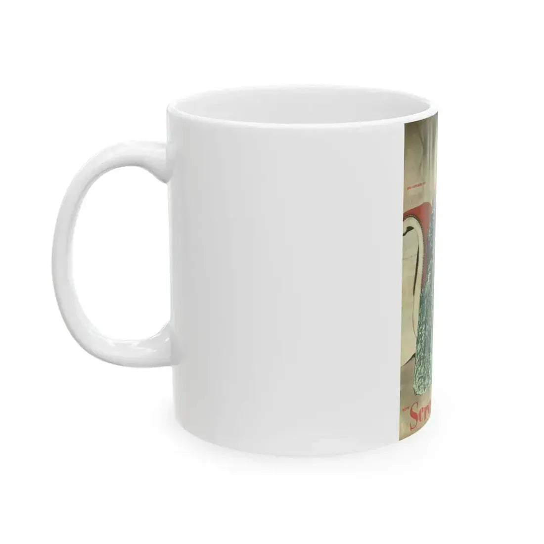 Adele Jergens #228 - Screen News Mag. Cover 10-20-50 (Vintage Female Icon) White Coffee Mug - Go Mug Yourself