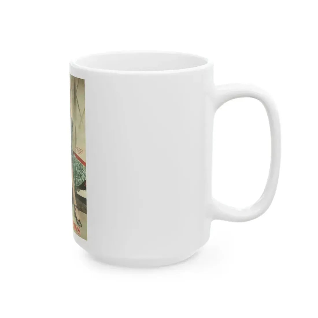 Adele Jergens #228 - Screen News Mag. Cover 10-20-50 (Vintage Female Icon) White Coffee Mug - Go Mug Yourself