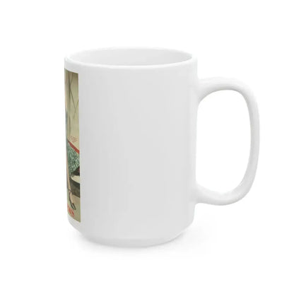 Adele Jergens #228 - Screen News Mag. Cover 10-20-50 (Vintage Female Icon) White Coffee Mug - Go Mug Yourself