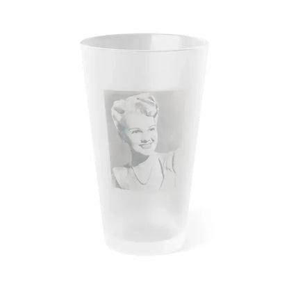 Adele Jergens #229 1 (Vintage Female Icon) Frosted Pint Glass 16oz 16oz Frosted - Go Mug Yourself