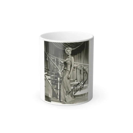Adele Jergens #229 (Vintage Female Icon) Color Changing Coffee Mug 11oz - Go Mug Yourself