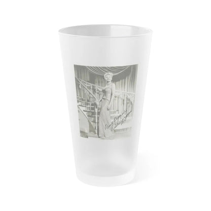 Adele Jergens #229 (Vintage Female Icon) Frosted Pint Glass 16oz-16oz-Frosted-Go Mug Yourself