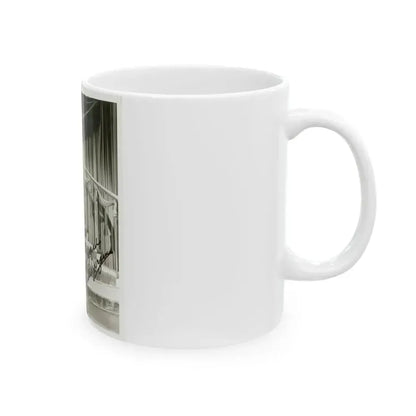 Adele Jergens #229 (Vintage Female Icon) White Coffee Mug - Go Mug Yourself