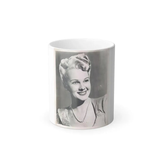 Adele Jergens #229_1 (Vintage Female Icon) Color Changing Coffee Mug 11oz - Go Mug Yourself