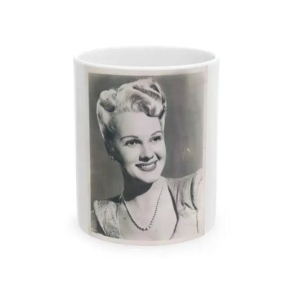 Adele Jergens #229_1 (Vintage Female Icon) White Coffee Mug 11oz - Go Mug Yourself