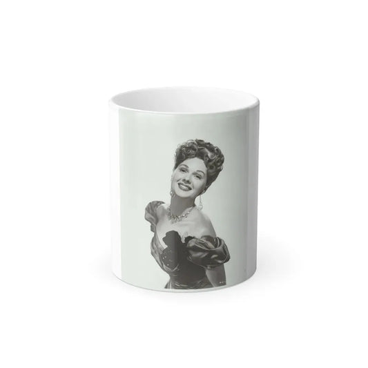 Adele Jergens #235 (Vintage Female Icon) Color Changing Coffee Mug 11oz - Go Mug Yourself