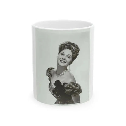 Adele Jergens #235 (Vintage Female Icon) White Coffee Mug 11oz - Go Mug Yourself
