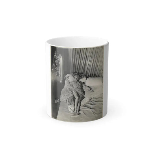 Adele Jergens #237 (Vintage Female Icon) Color Changing Coffee Mug 11oz - Go Mug Yourself