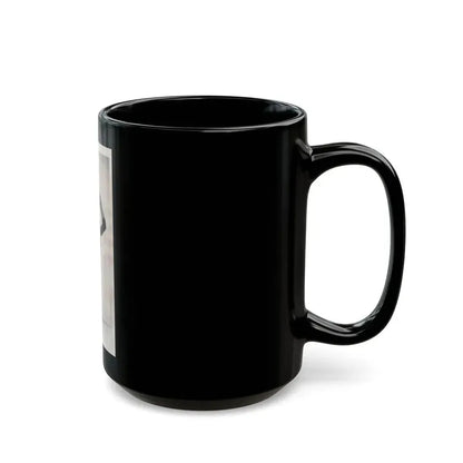 Adele Jergens #244 - 5x9 Vintage B&W Full Body Glamour Promo Photo for ''Armored Car Robbery'' 10-15-50 (Vintage Female Icon) Black Coffee Mug - Go Mug Yourself