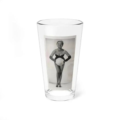 Adele Jergens #244 - 5x9 Vintage B&W Full Body Glamour Promo Photo for ''Armored Car Robbery'' 10-15-50 (Vintage Female Icon) Pint Glass 16oz 16oz - Go Mug Yourself