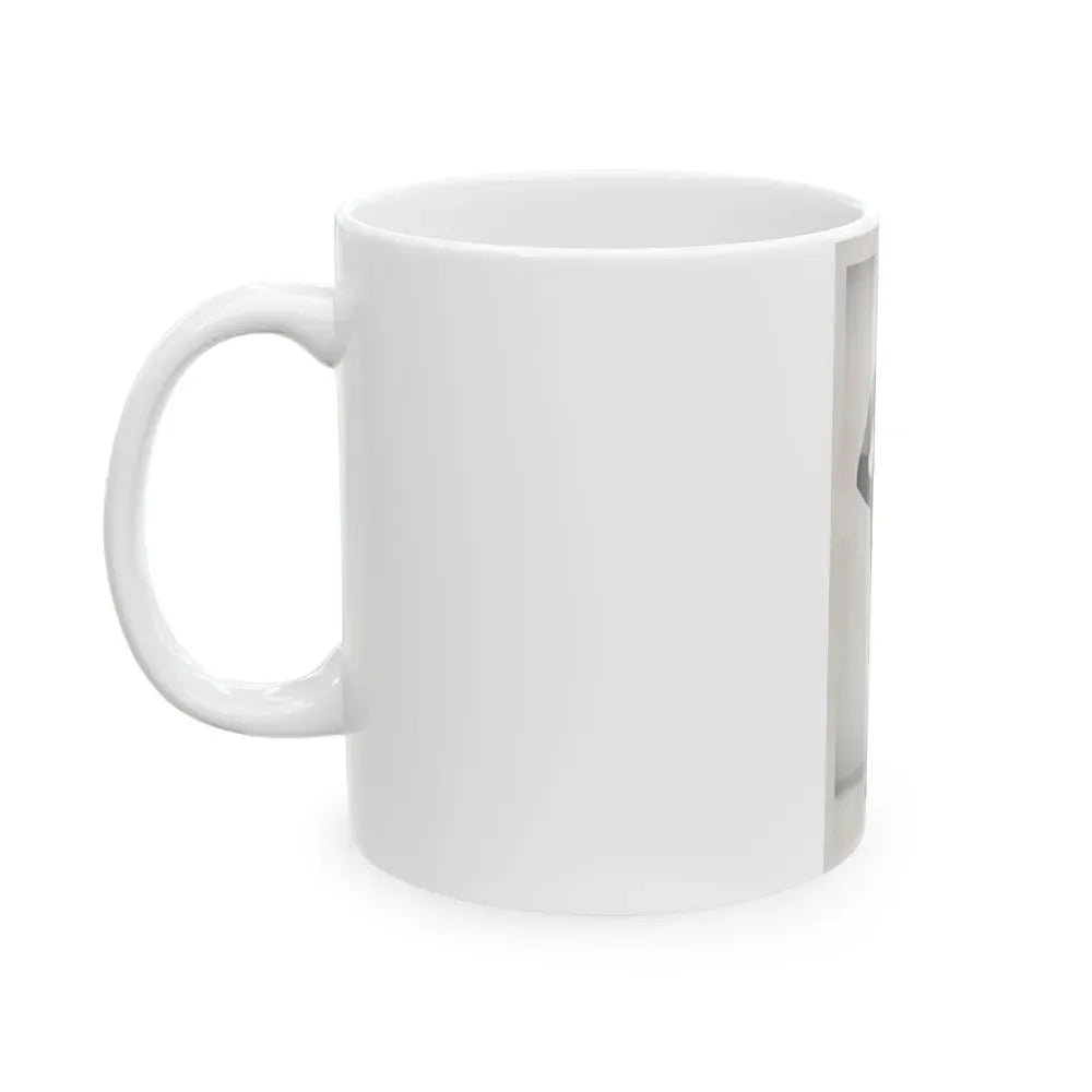 Adele Jergens #244 - 5x9 Vintage B&W Full Body Glamour Promo Photo for ''Armored Car Robbery'' 10-15-50 (Vintage Female Icon) White Coffee Mug - Go Mug Yourself