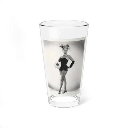 Adele Jergens #245 - 8x10 Vintage B&W Glamour Promo Photo for ''Armored Car Robbery'' '50 Film 1 (Vintage Female Icon) Pint Glass 16oz 16oz - Go Mug Yourself