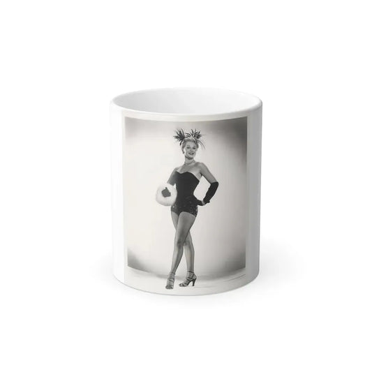 Adele Jergens #245 - 8x10 Vintage B&W Glamour Promo Photo for ''Armored Car Robbery'' '50 Film_1 (Vintage Female Icon) Color Changing Coffee Mug 11oz - Go Mug Yourself