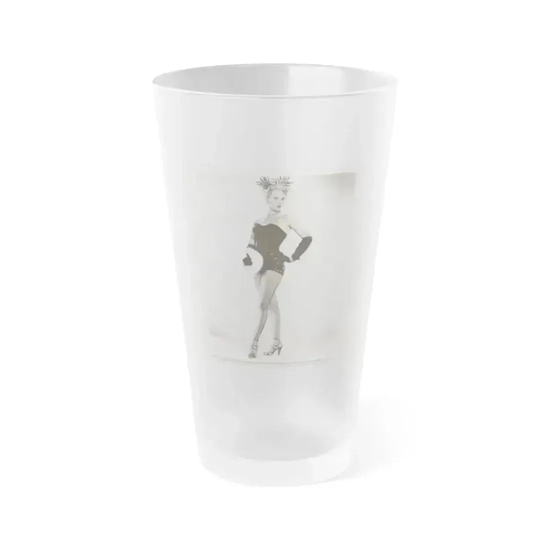 Adele Jergens #248 - 8x10 Vintage Full Body Glamour Promo Photo for ''Armored Car Robbery'' '50 (Vintage Female Icon) Frosted Pint Glass 16oz 16oz Frosted - Go Mug Yourself