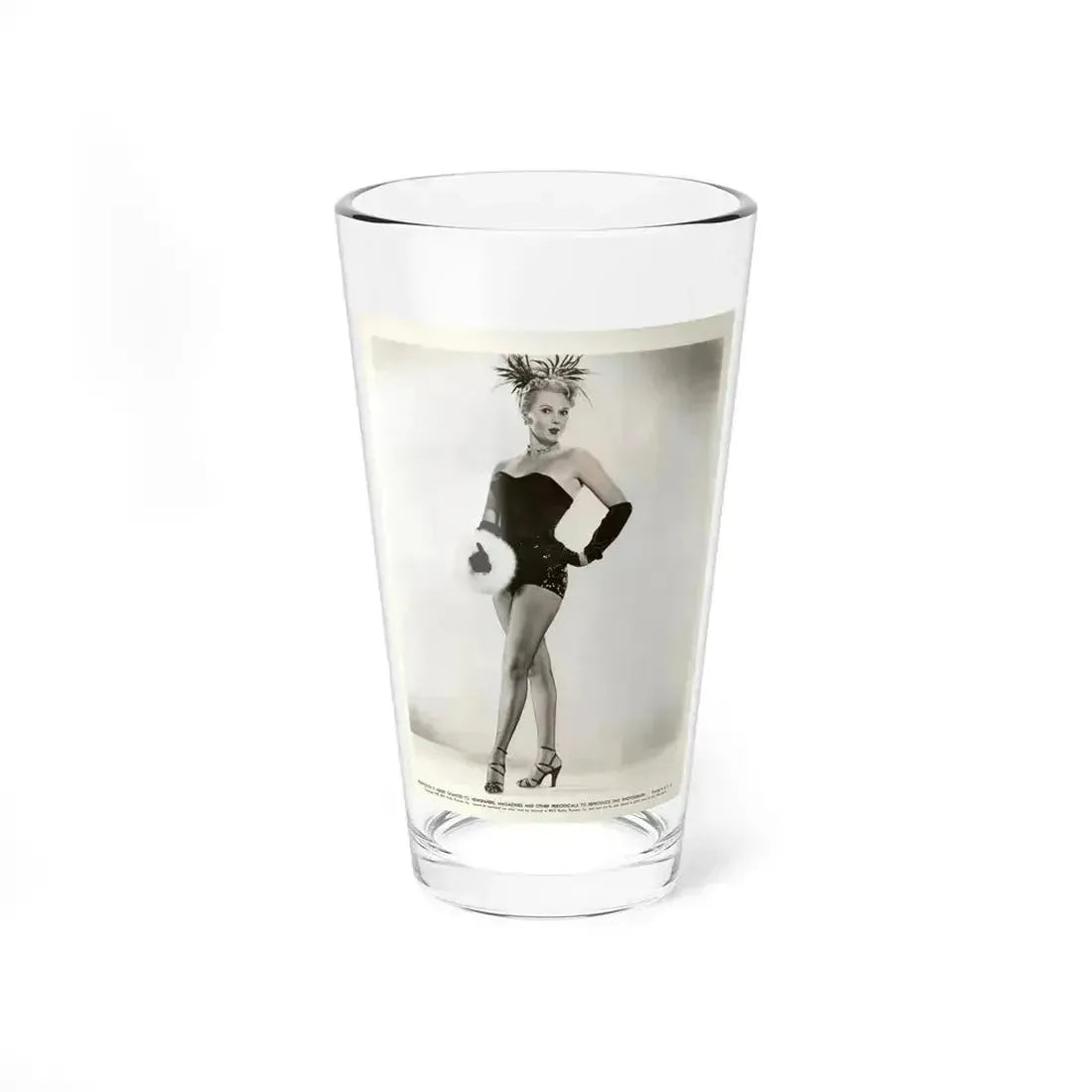 Adele Jergens #248 - 8x10 Vintage Full Body Glamour Promo Photo for ''Armored Car Robbery'' '50 (Vintage Female Icon) Pint Glass 16oz 16oz - Go Mug Yourself