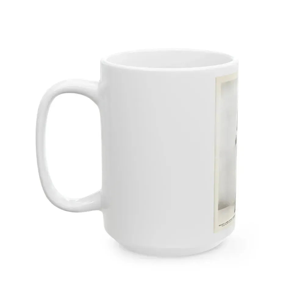 Adele Jergens #248 - 8x10 Vintage Full Body Glamour Promo Photo for ''Armored Car Robbery'' '50 (Vintage Female Icon) White Coffee Mug - Go Mug Yourself
