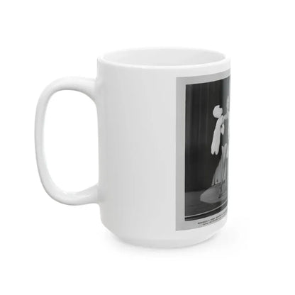 Adele Jergens #249 - Vintage B&W Glamour Promo Photo Photo for ''Armored Car Robbery'' '50 Film (Vintage Female Icon) White Coffee Mug - Go Mug Yourself