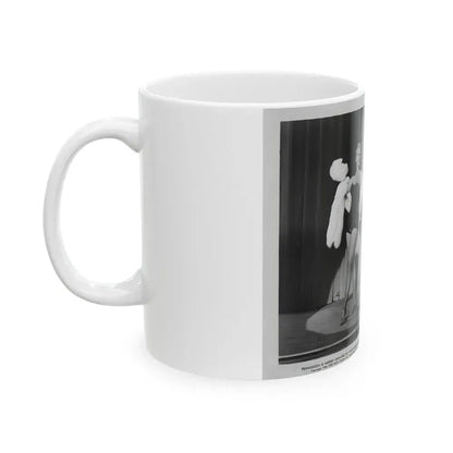 Adele Jergens #249 - Vintage B&W Glamour Promo Photo Photo for ''Armored Car Robbery'' '50 Film (Vintage Female Icon) White Coffee Mug - Go Mug Yourself