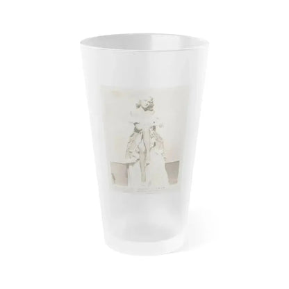 Adele Jergens #250 (Vintage Female Icon) Frosted Pint Glass 16oz 16oz Frosted - Go Mug Yourself