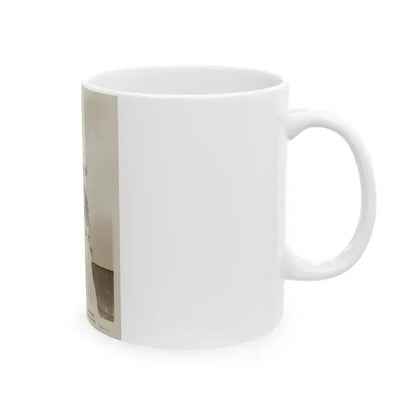 Adele Jergens #250 (Vintage Female Icon) White Coffee Mug - Go Mug Yourself